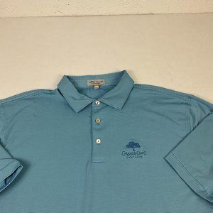 Peter Millar Polo Golf Shirt Striped Summer Comfort SS Stretch XL